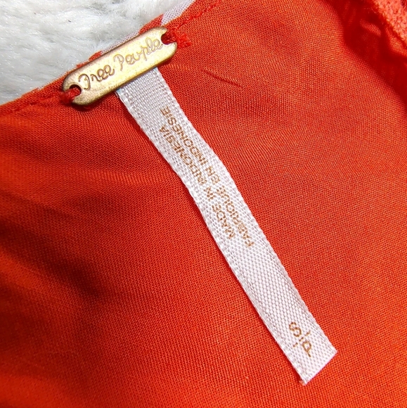 Free People Voile Santiago Floral Romper/Jumper Women's Small Bohochic Deep V - Picture 5 of 8